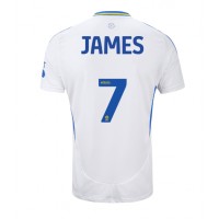 Stroje piłkarskie Leeds United Daniel James #7 Koszulka Podstawowej 2024-25 Krótki Rękaw